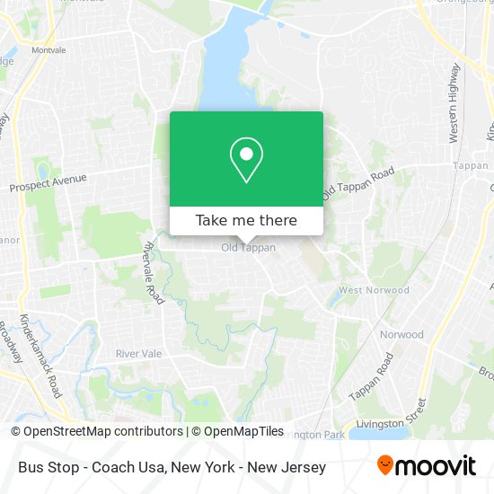Bus Stop - Coach Usa map