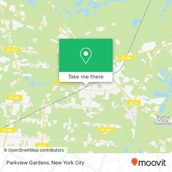 Mapa de Parkview Gardens