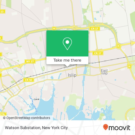 Mapa de Watson Substation