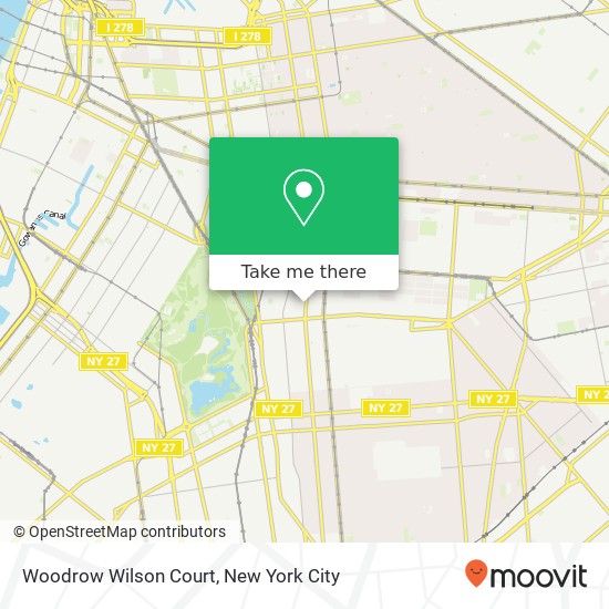 Woodrow Wilson Court map