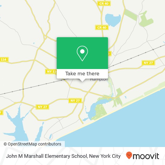 Mapa de John M Marshall Elementary School