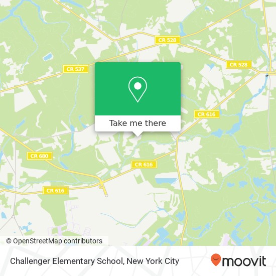 Challenger Elementary School map