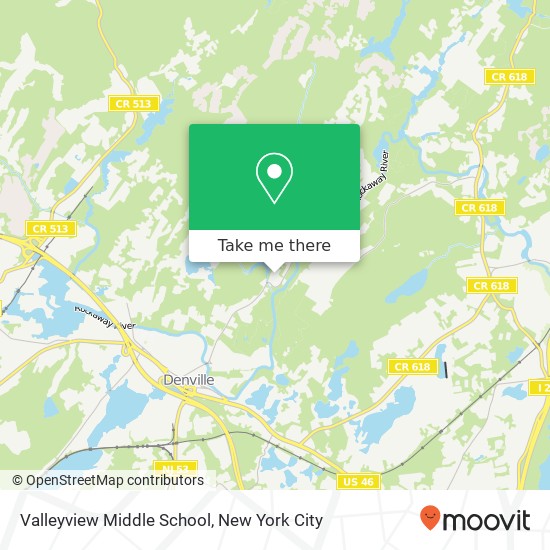 Mapa de Valleyview Middle School
