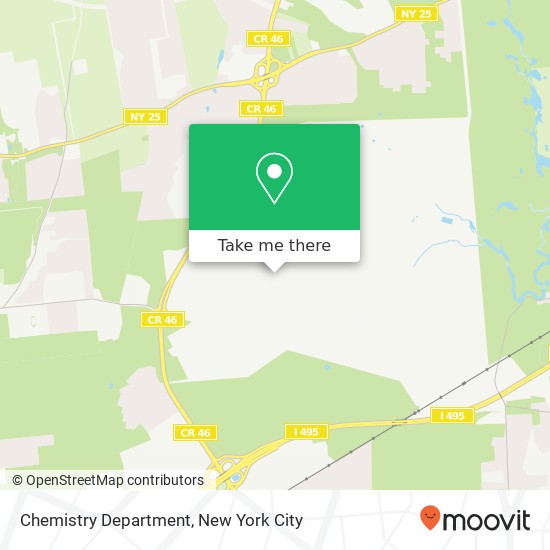 Mapa de Chemistry Department