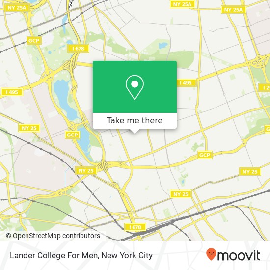 Mapa de Lander College For Men