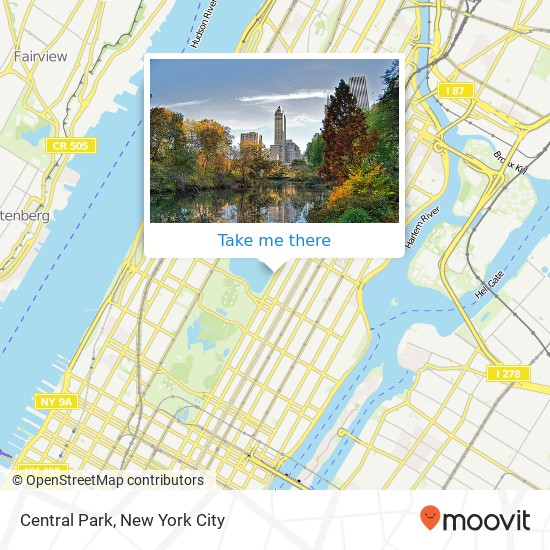 Mapa de Central Park
