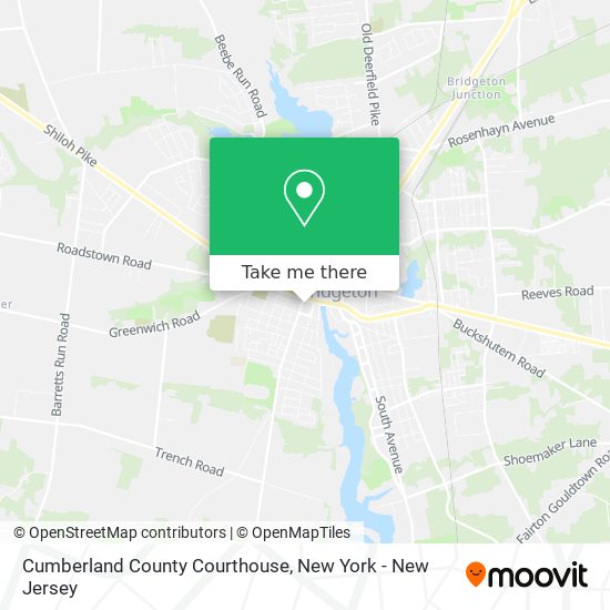 Mapa de Cumberland County Courthouse
