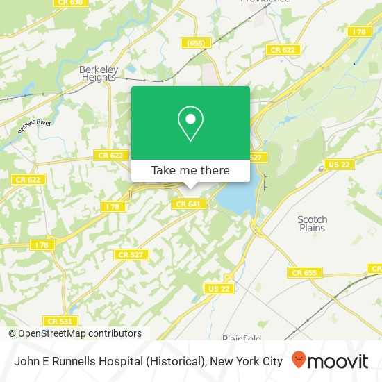 John E Runnells Hospital (Historical) map