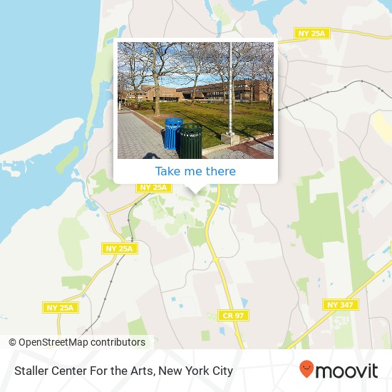 Mapa de Staller Center For the Arts