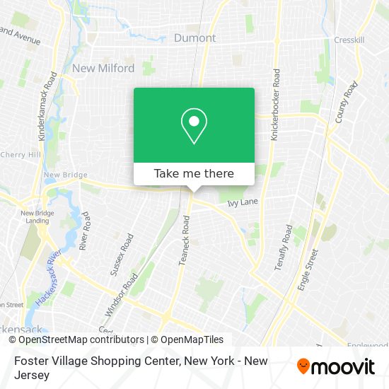 Foster Village Shopping Center map