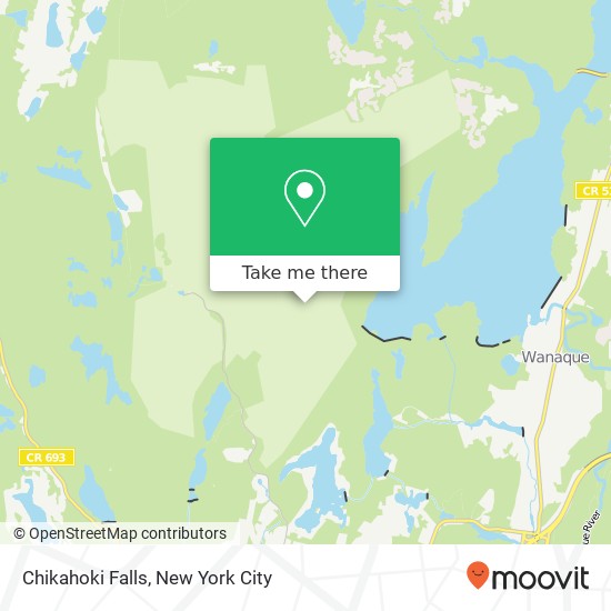 Chikahoki Falls map