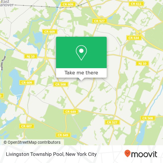 Mapa de Livingston Township Pool