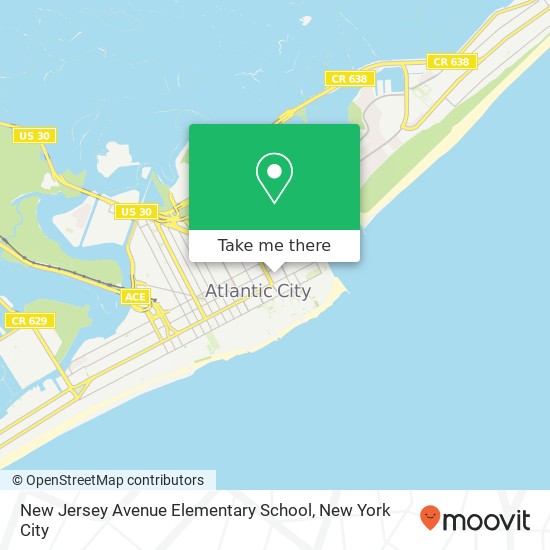 New Jersey Avenue Elementary School map