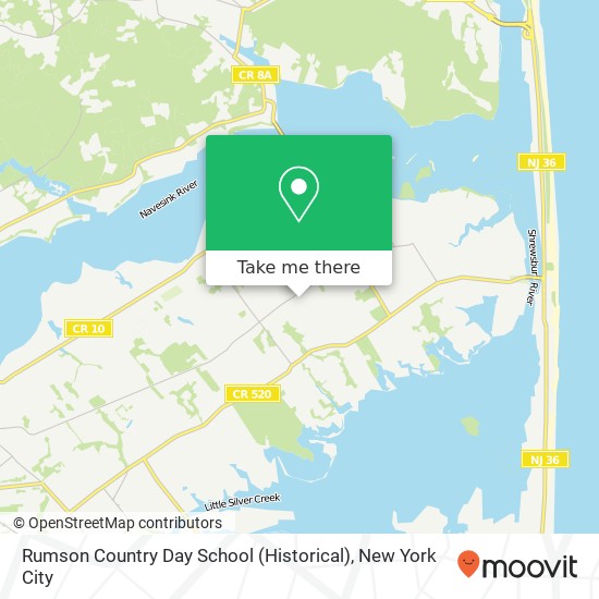 Rumson Country Day School (Historical) map