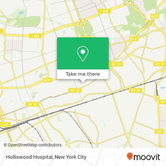 Mapa de Holliswood Hospital