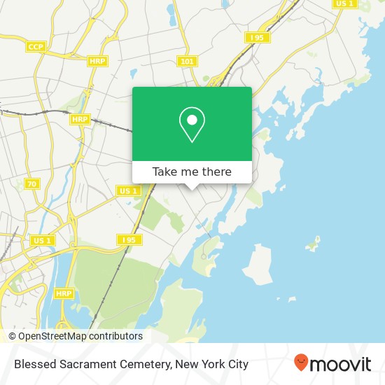 Mapa de Blessed Sacrament Cemetery