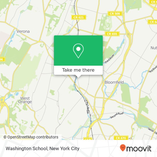 Mapa de Washington School