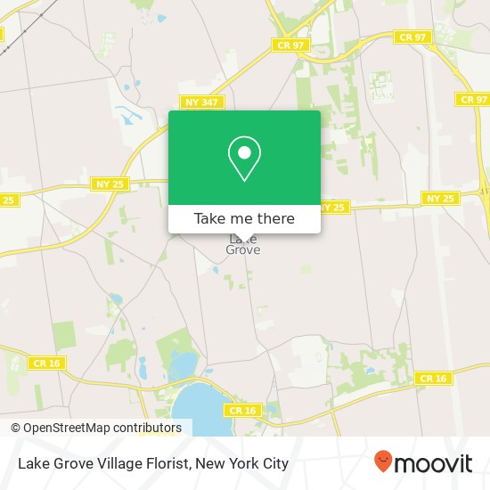 Lake Grove Village Florist map