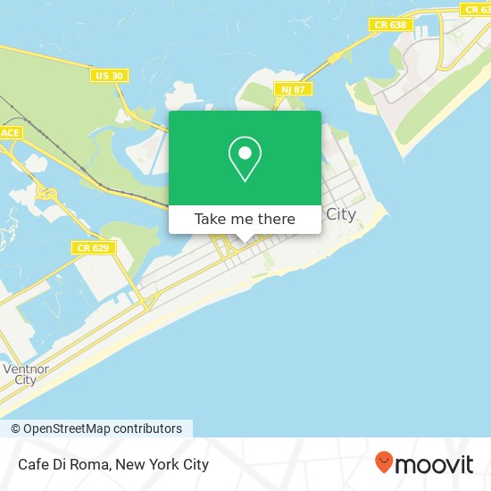Mapa de Cafe Di Roma