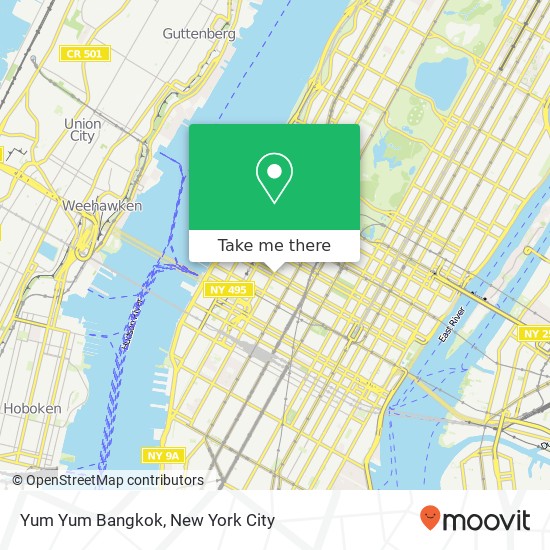 Yum Yum Bangkok map