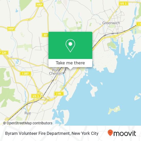 Byram Volunteer Fire Department map