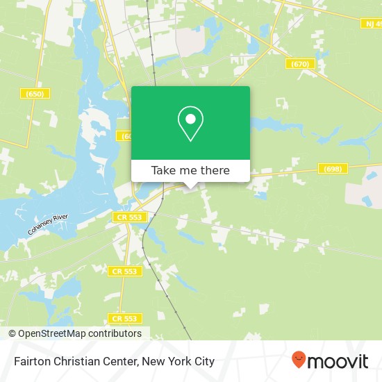 Fairton Christian Center map