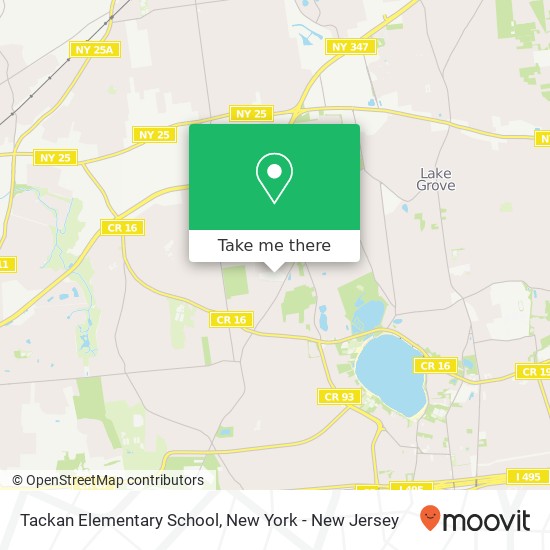 Tackan Elementary School map