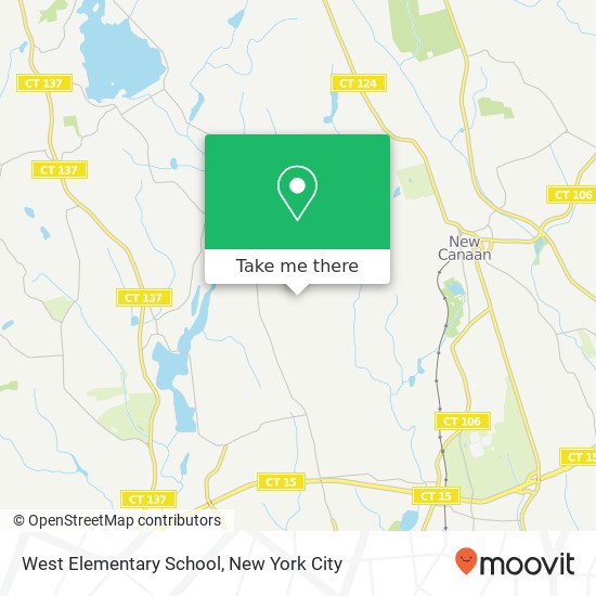 Mapa de West Elementary School