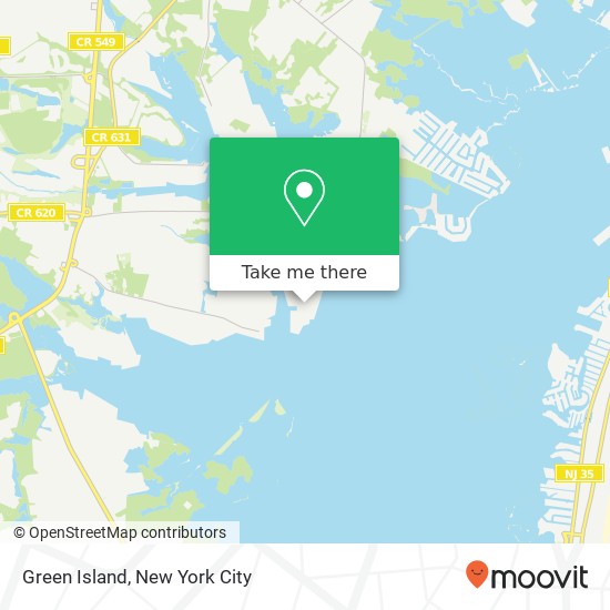 Green Island map