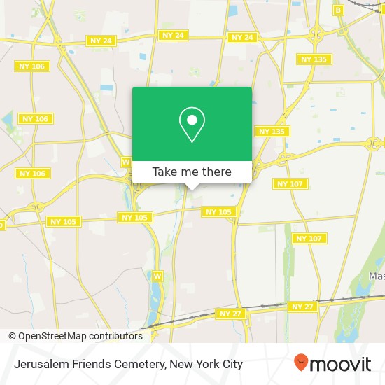 Mapa de Jerusalem Friends Cemetery