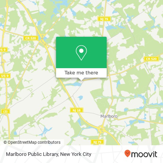 Marlboro Public Library map