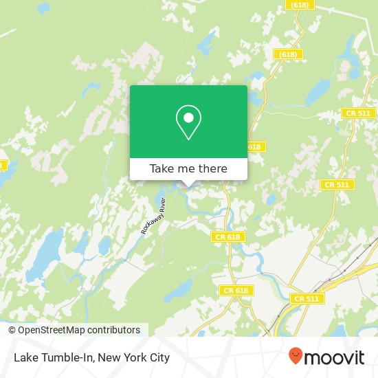 Lake Tumble-In map
