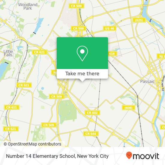 Number 14 Elementary School map