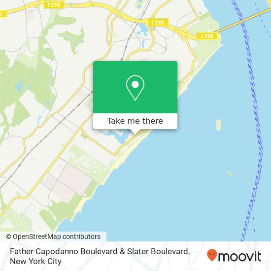 Mapa de Father Capodanno Boulevard & Slater Boulevard