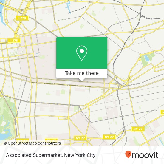 Associated Supermarket map