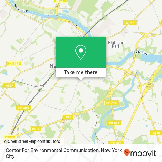 Mapa de Center For Environmental Communication