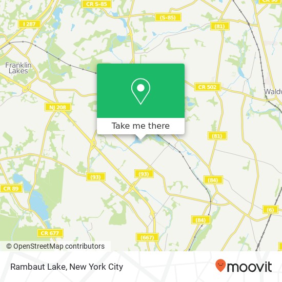 Rambaut Lake map