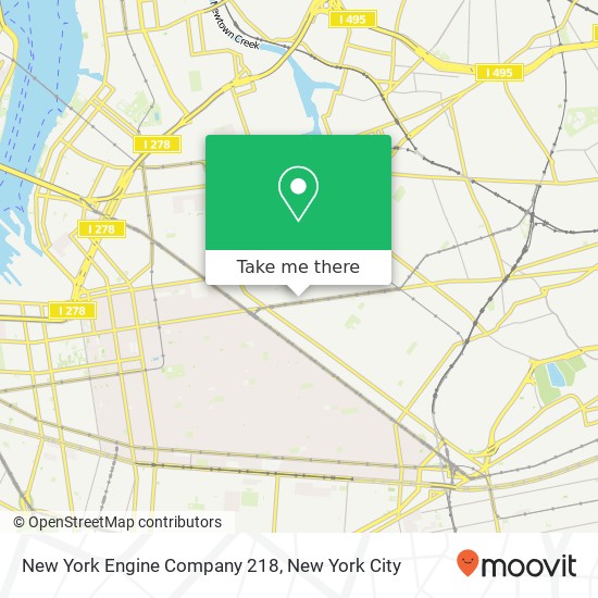 Mapa de New York Engine Company 218
