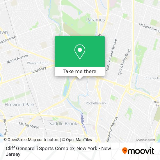 Mapa de Cliff Gennarelli Sports Complex