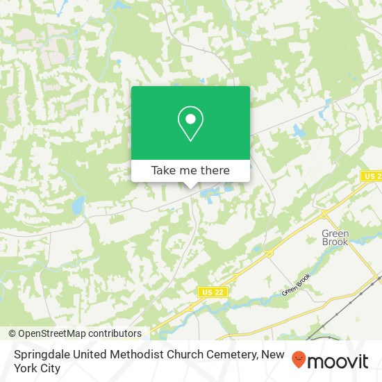 Springdale United Methodist Church Cemetery map