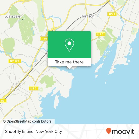 Shootfly Island map