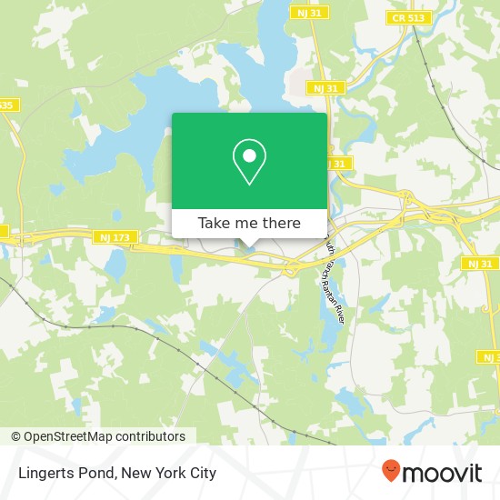 Lingerts Pond map