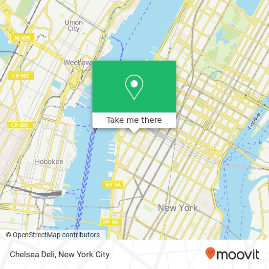 Mapa de Chelsea Deli