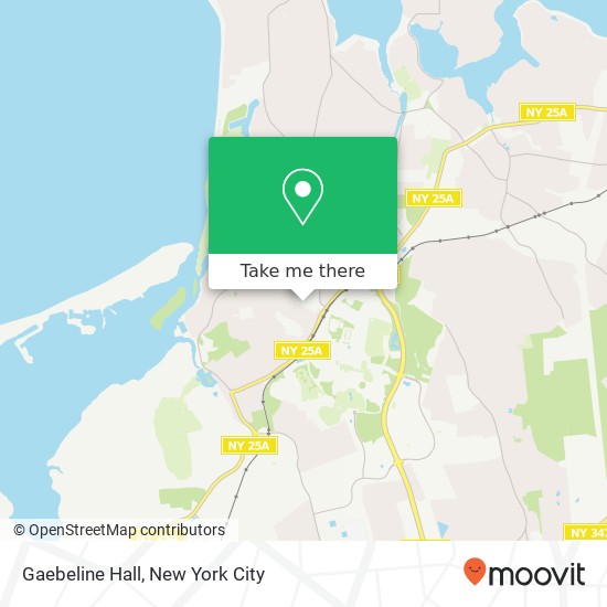 Gaebeline Hall map