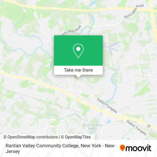 Raritan Valley Community College map