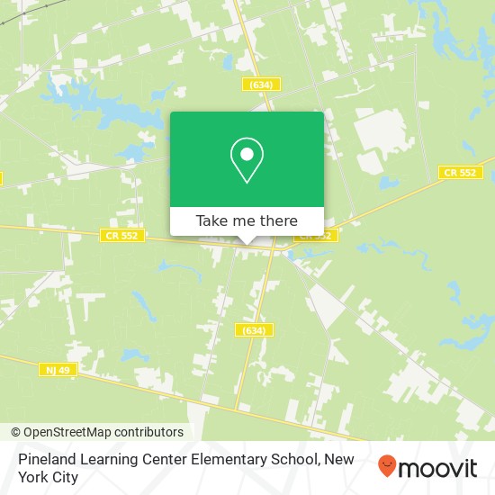 Mapa de Pineland Learning Center Elementary School