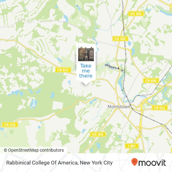 Mapa de Rabbinical College Of America