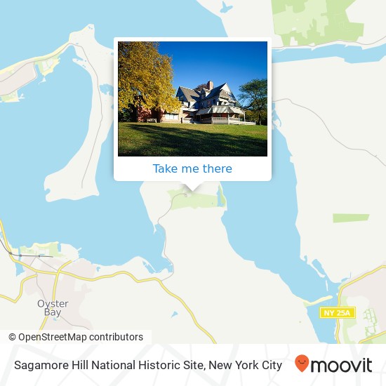 Mapa de Sagamore Hill National Historic Site