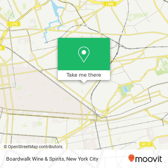 Mapa de Boardwalk Wine & Spirits