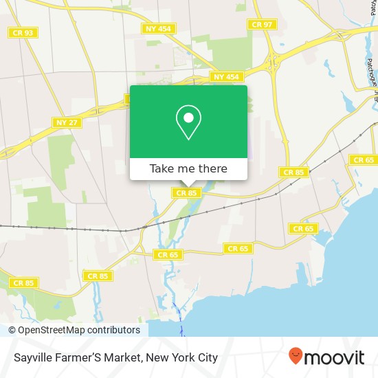 Sayville Farmer’S Market map